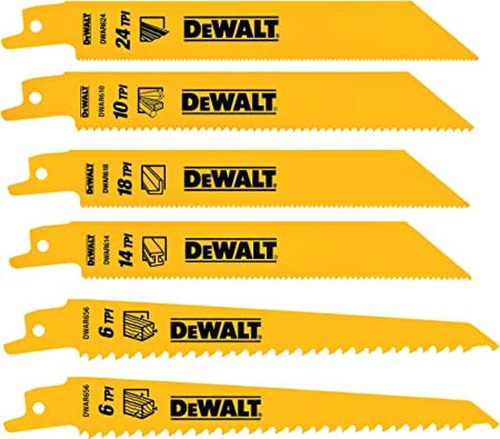 Dewalt Dw4856 Hojas Para Sierra Recíproca Para Corte De