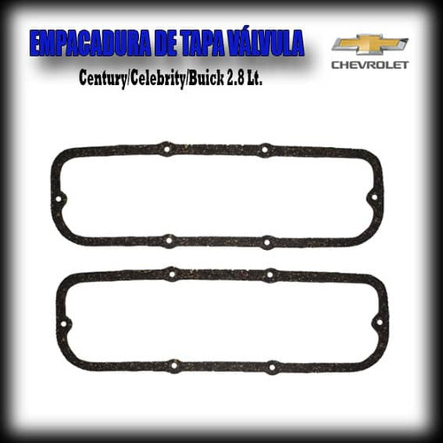Empacadura Tapa Válvulas Chevrolet Century/celebrity  2.8