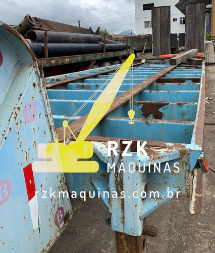 Imagem 5 de 15 de Carreta Prancha Reta 3 Eixos Rodotec Com Rampa - 2011