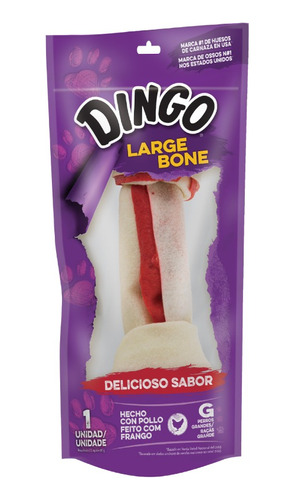 Hueso Para Perro Dingo Large Bone, 90 Gr, 1 Un