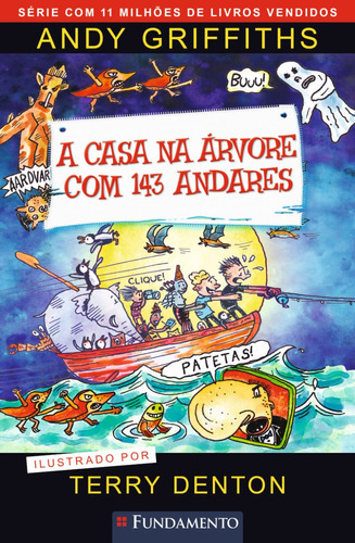 Livro A Casa Na Árvore Com 143 Andares, De Andy Griffiths. Editora Fundamento, Capa Mole Em Português, 2023