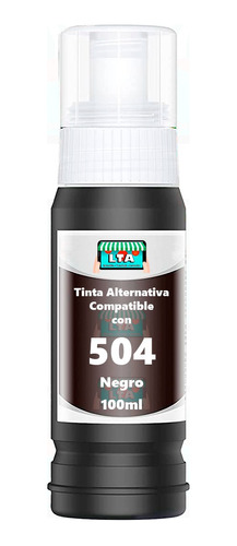 Botella Tinta Negra Alternativa Compatible Con L4260