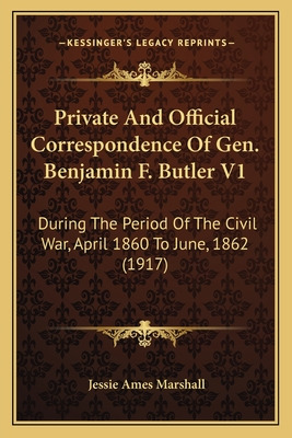 Libro Private And Official Correspondence Of Gen. Benjami...