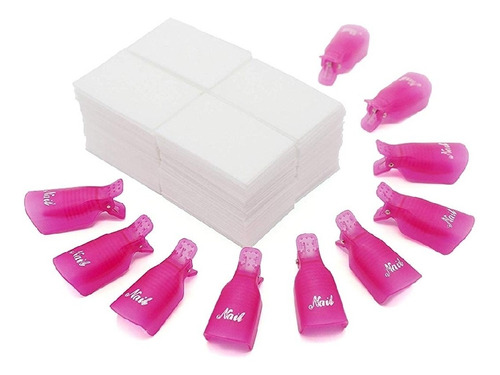 Kit Limpieza De Uñas, Removedor De Esmaltes, Más Pinzas 