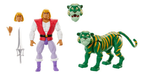 Principe Adam Y Cringer Cartoon Masters Universe Mattel Pack