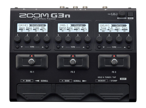 Zoom G3n Pedalera Procesador Multiefecto Guitarra + Fuente.