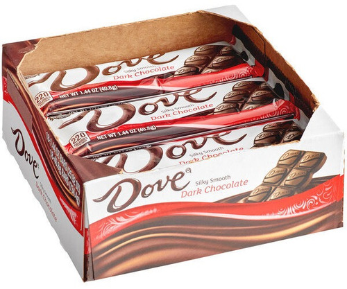 Dove® Barra Chocolate Americano 40grs 36pzas