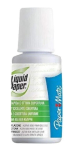 6 Corrector Líquido Blanco Liquid Paper Botella Base Agua