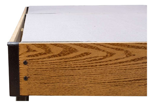 Cama Matrimonial Dormimundo Eurobox Desarmable Color Café Cama Individual Eurobox Desarmable