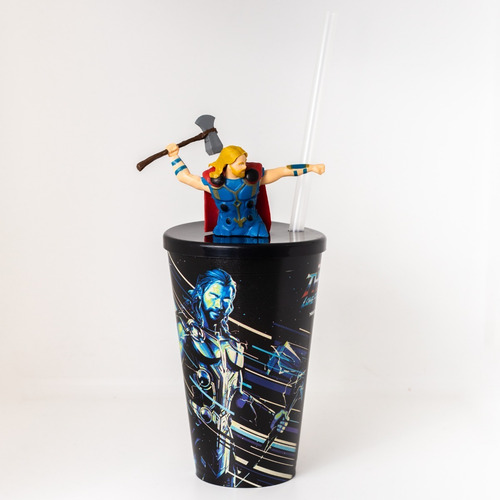 Imagen 1 de 3 de Vaso Premium Topper Thor