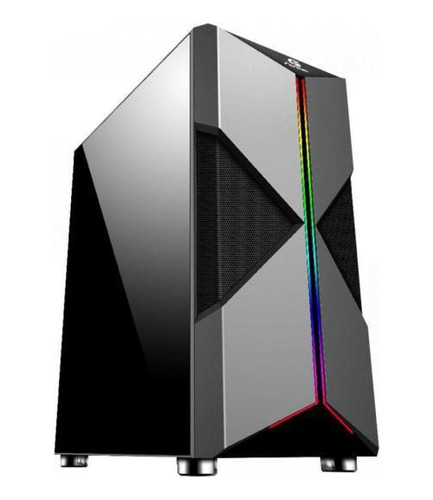 Gabinete Gamer Fortrek Rgb Mid Tower Holt Preto