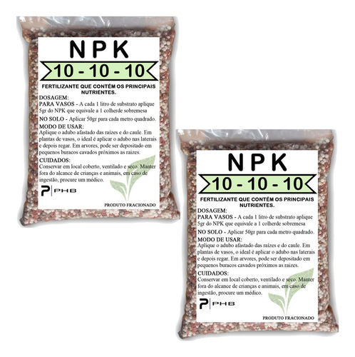 2kg Adubo Fertilizante Npk 10.10.10