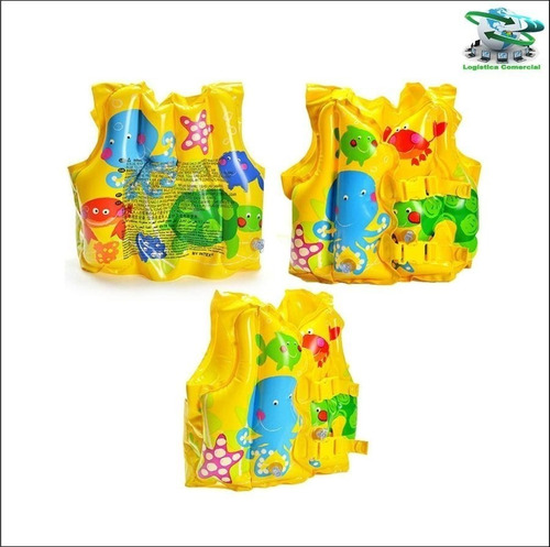 Chaleco Inflable Para La Seguridad De Tus Niños Intex 59661