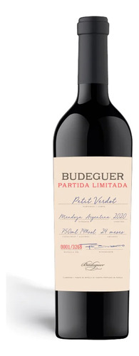 Budeguer Partida Limitada Petit Verdot X 2 - Envío