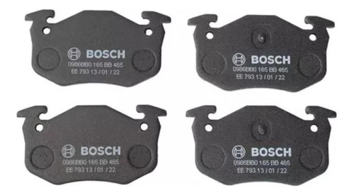 Jogo Pastilha De Freio Bosch 0986bb0165 Peugeot 206/ Clio