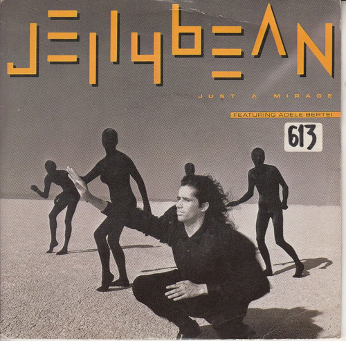 1988 Simple Vinilo Ingles Jellybean Just A Mirage Con Tapa