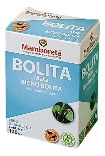 Mamboreta Bolita 100g Cebo Crustacicida Cebo Mata Bicho