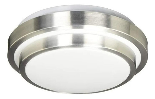 Plafón Decorativo Led  Bianco  30 W Adir 4298 Color Plateado