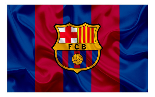 Bandera Fútbol Club Barcelona 1.50x90cm Barca Exterior Grand