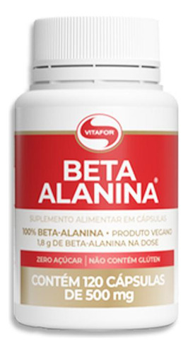 Beta Alanina Vitafor 120 Cápsulas