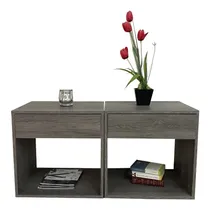 Comprar Set 2 Buros Mesa Organizador Con Cajón Moderno Para Recámara
