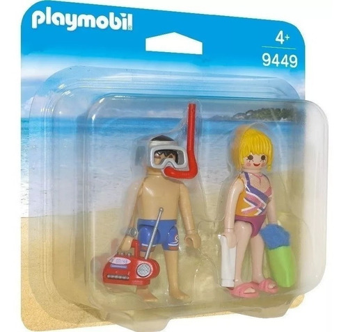 Playmobil Duo Pack - Pareja En La Playa - 9449