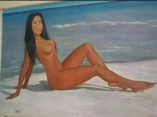 Orlando Noblott , Mujer En La Playa 