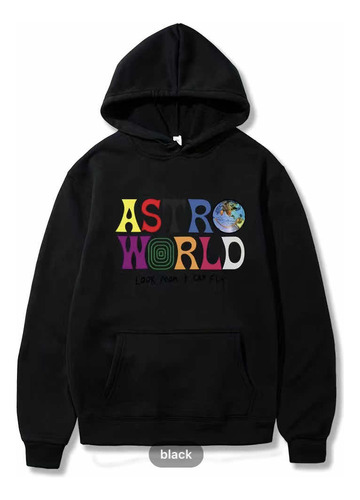 Poleron Astroworld Graphic Print Hoodie