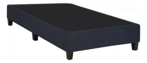 Cama Box Base Sommier Colchon 1 Plaza 90x190 Dormitorio Lcm