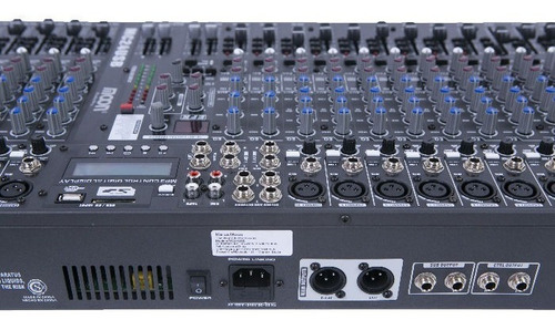 Imagen 3 de 3 de Consola Moon Mc24usb Mixer Dj Sd Usb 24 Canales Fx