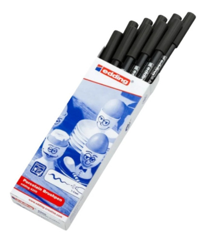 Kit 3 Canetas Edding 4200 Para Decorar E Colorir Porcelana