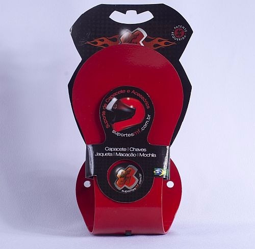 Suporte De Parede Para Capacete Mochila Jaqueta Macacão Mf