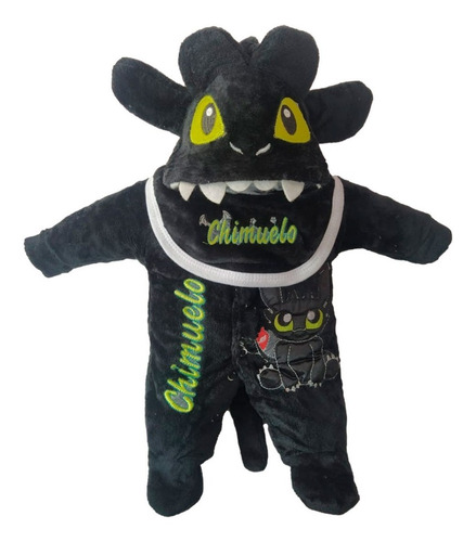Imagen 1 de 2 de Mameluco Pijama Para Bebé Recién Nacido Chimuelo