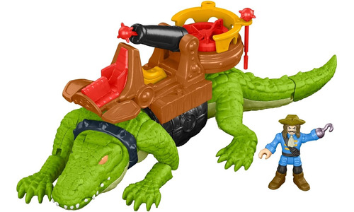 Imaginext Preschool Toys Walking Croc Croc Pirate Hook Plays