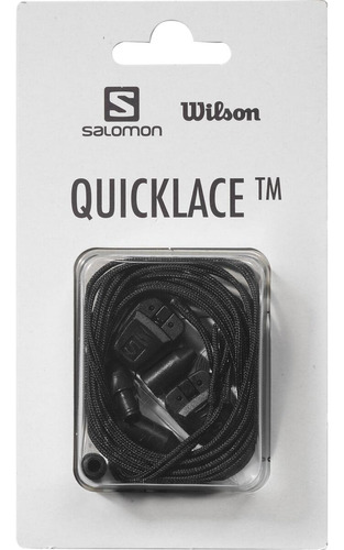 Cordones Salomon Quicklace Kit Color Negro