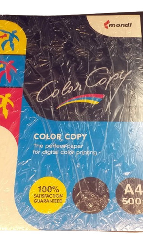 Resma Papel Color Copy Blanca A4 90 Grs X 500 Hojas