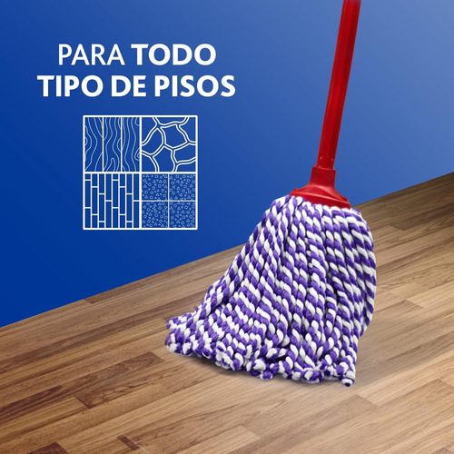 Vileda Repuesto Mop Microfibre Plus Trapeador Mop Microfibra