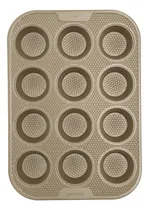 Comprar Molde Para Muffins Antiadherente De Acero Al Carbono 12 Cp B