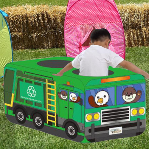Tienda De Campaña Con Forma De Camión De Basura Que Se