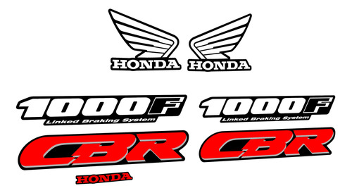 Calcos Para  Honda Cbr 1000f 92