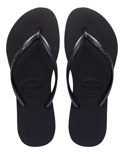 Sandália Havaianas Fem Slim Lisa Preto