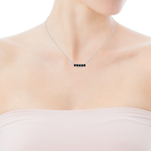 Collar Tous Mini Onix De Plata Con Ónix