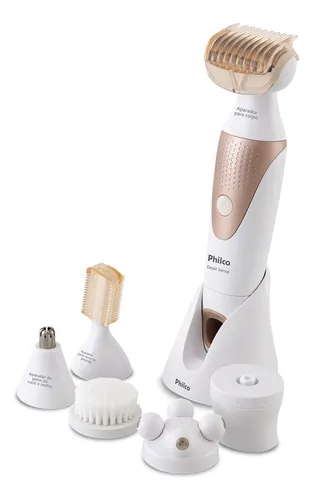 Aparador De Pelos Multigroom Depil Sense 7 Em 1 Pap08rg Cor Branco Philco 127/220V