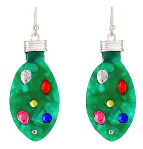 Pendientes De Cristal De Navidad Para Mujeres Y Niñas, Creat