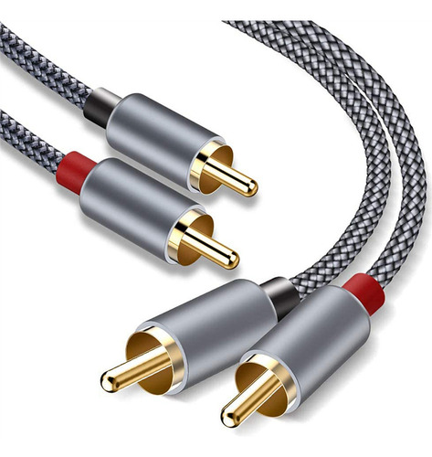 Cable Estéreo Rca, Cable De Audio Estéreo 2rca Macho A 2rca
