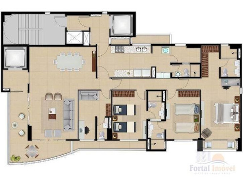Imagem 11 de 11 de Apartamento À Venda, 165 M² Por R$ 1.542.043,45 - Cocó - Fortaleza/ce - Ap0176