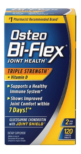 Osteo Bi Flex Triple Strength Con Vitamina D. 120 Tabletas.