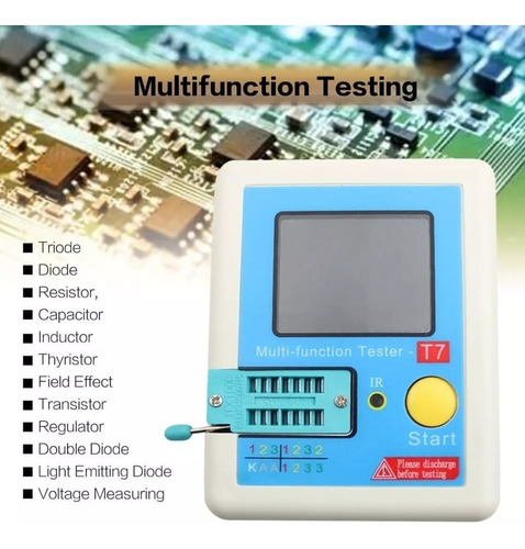 Tester Probador De Transistor/diodo/triodo/resistencia 