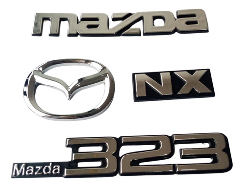 Emblemas Traseros Mazda 323 Nx Autoadhesivos 