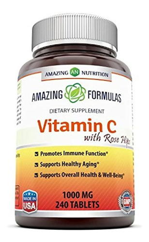 Vitamina C Con 62,50 Mg De Extracto De Fruta De Escaramujo
